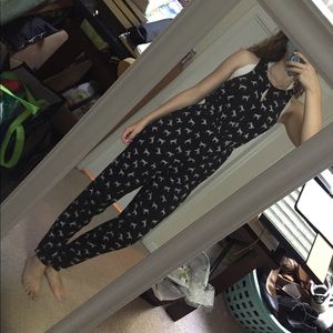 Urban Outfitters Black and White Jumpsuit